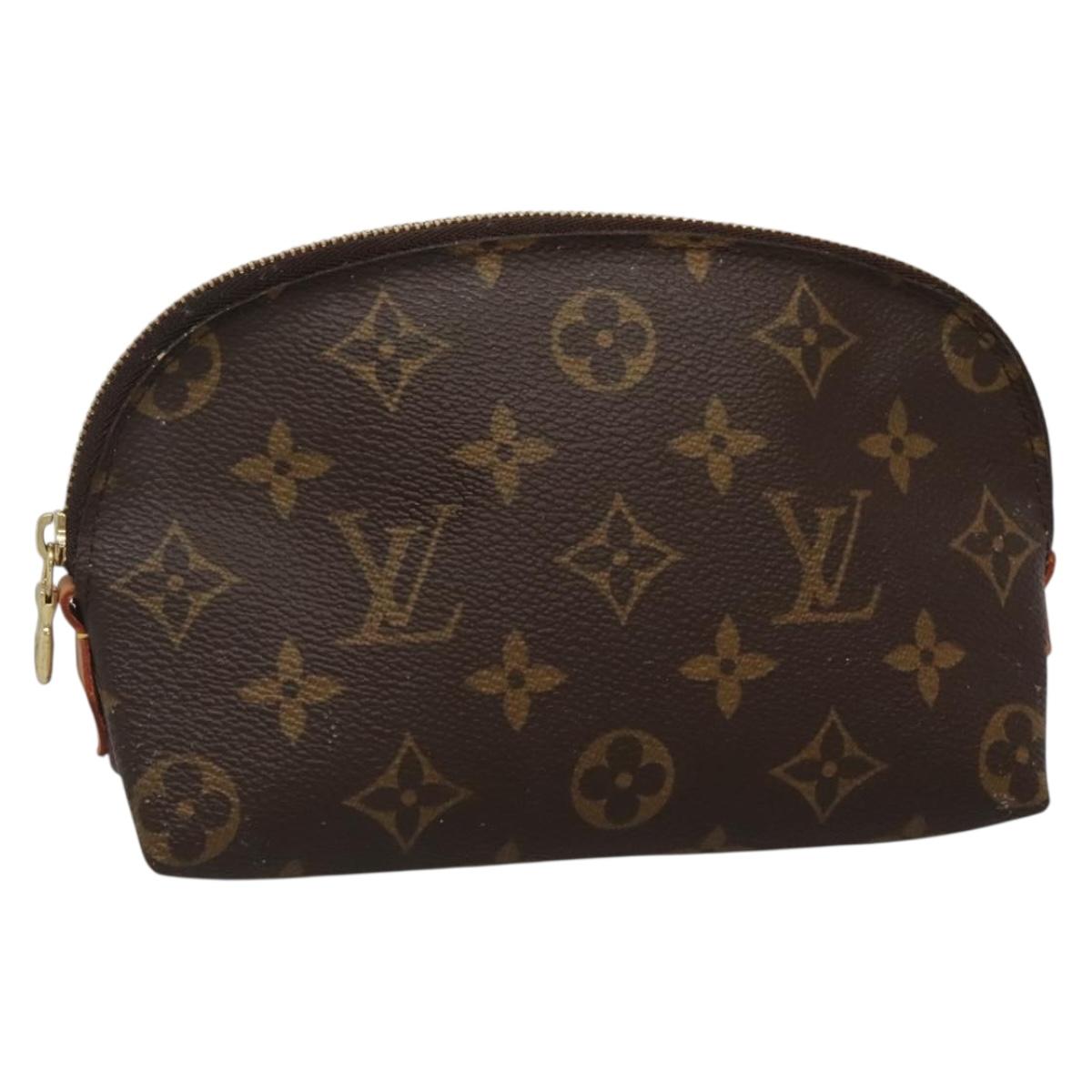 LOUIS VUITTON Monogram Pochette Cosmetic PM Cosmetic Pouch M47515 Auth yk11893