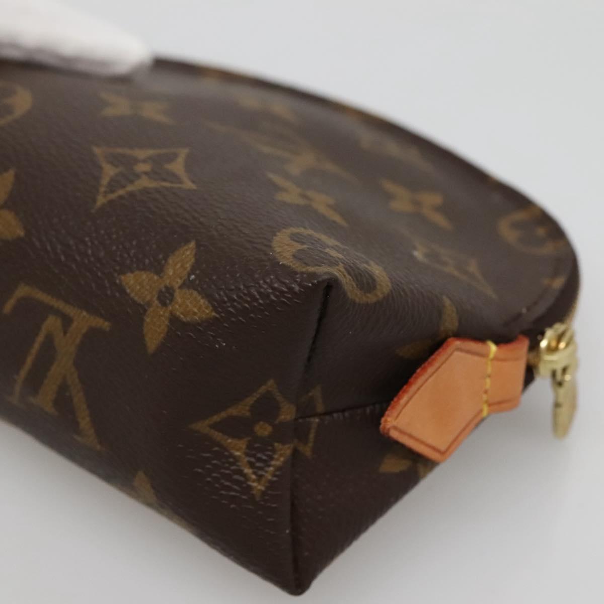 LOUIS VUITTON Monogram Pochette Cosmetic PM Cosmetic Pouch M47515 Auth yk11893