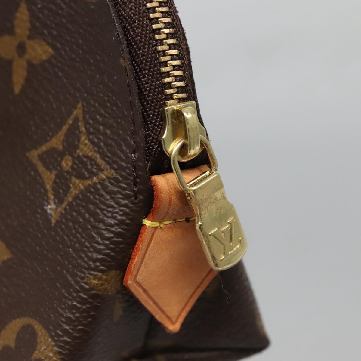 LOUIS VUITTON Monogram Pochette Cosmetic PM Cosmetic Pouch M47515 Auth yk11893