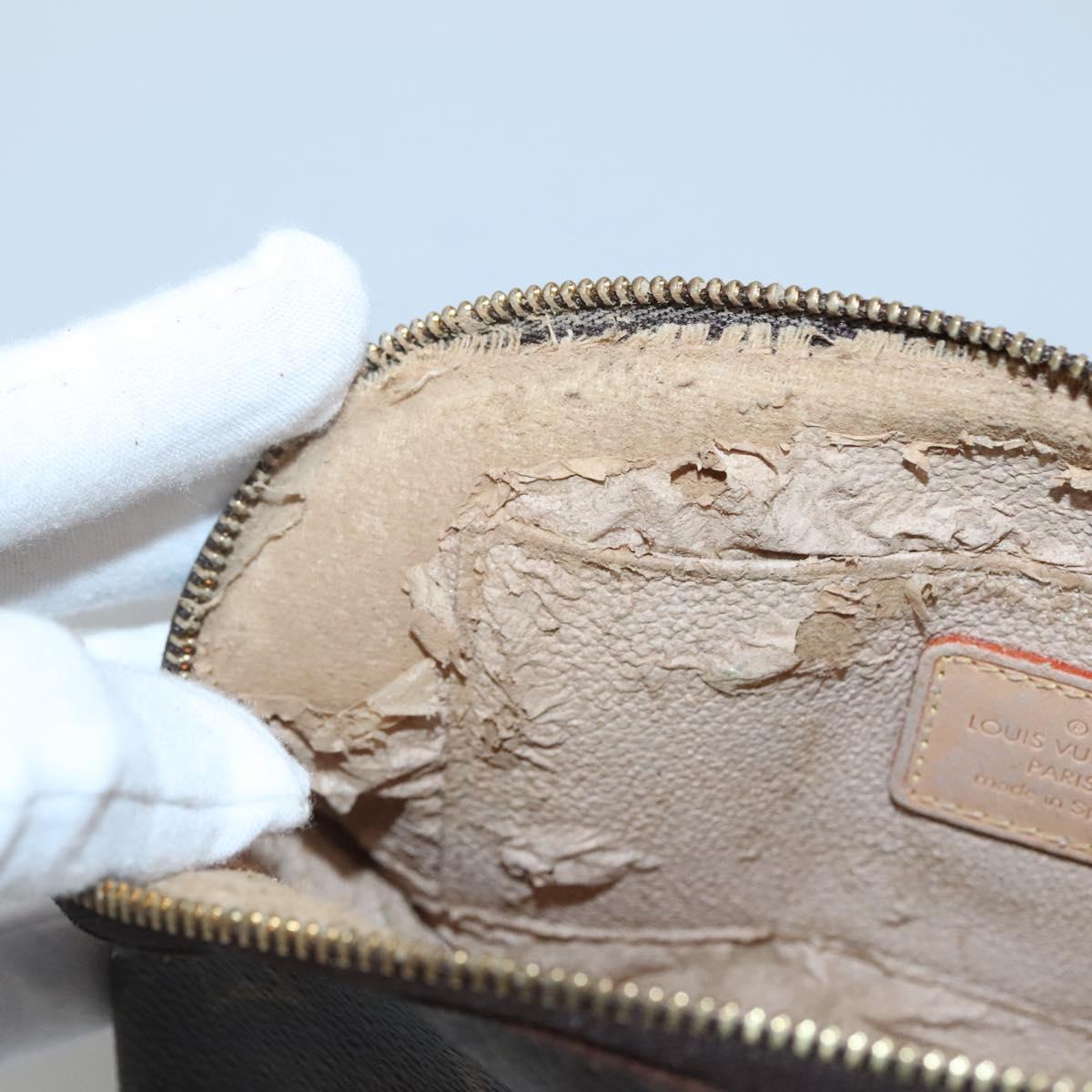 LOUIS VUITTON Monogram Pochette Cosmetic PM Cosmetic Pouch M47515 Auth yk11893