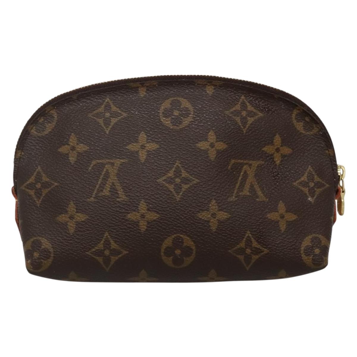 LOUIS VUITTON Monogram Pochette Cosmetic PM Cosmetic Pouch M47515 Auth yk11893