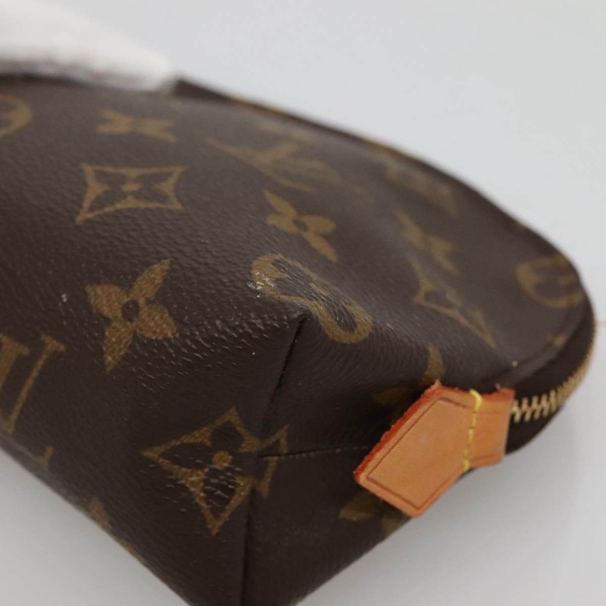 LOUIS VUITTON Monogram Pochette Cosmetic PM Cosmetic Pouch M47515 Auth yk11893