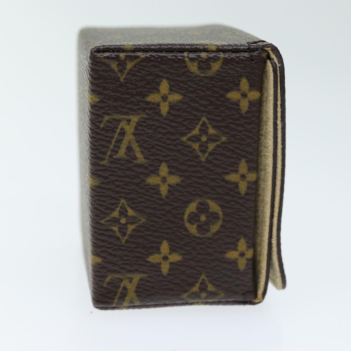 LOUIS VUITTON Monogram Jewelry Case Jewelry Box LV Auth yk12510V