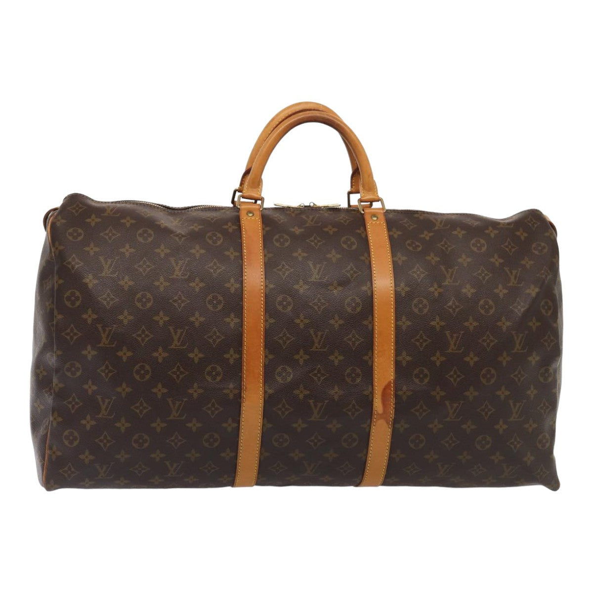 LOUIS VUITTON Monogram Keepall 60 Boston Bag M41422 LV Auth yk13831