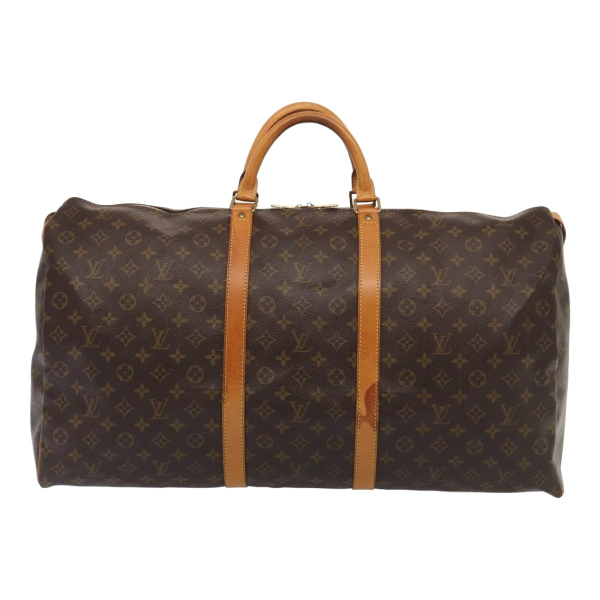 LOUIS VUITTON Monogram Keepall 60 Boston Bag M41422 LV Auth yk13831
