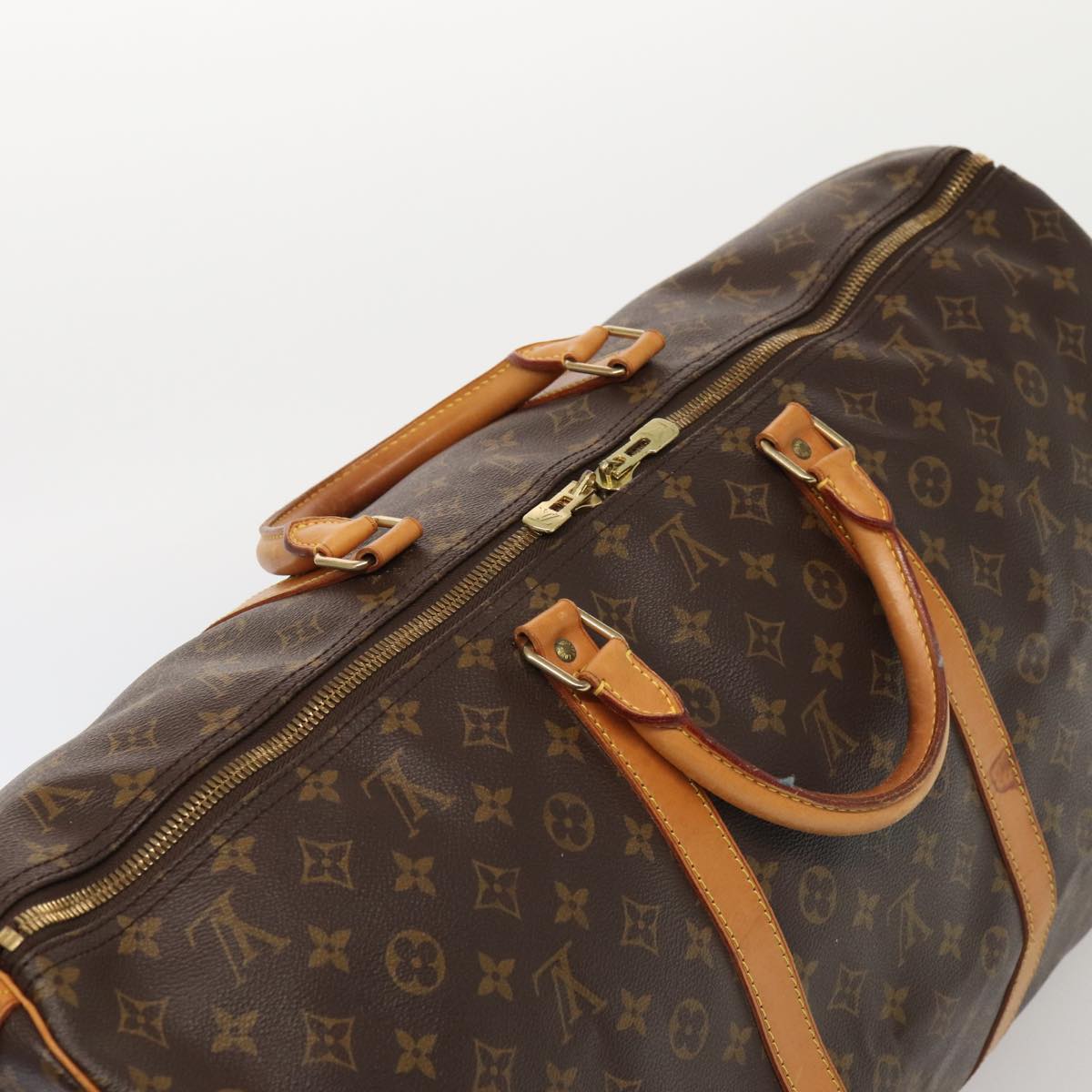 LOUIS VUITTON Monogram Keepall 60 Boston Bag M41422 LV Auth yk13831