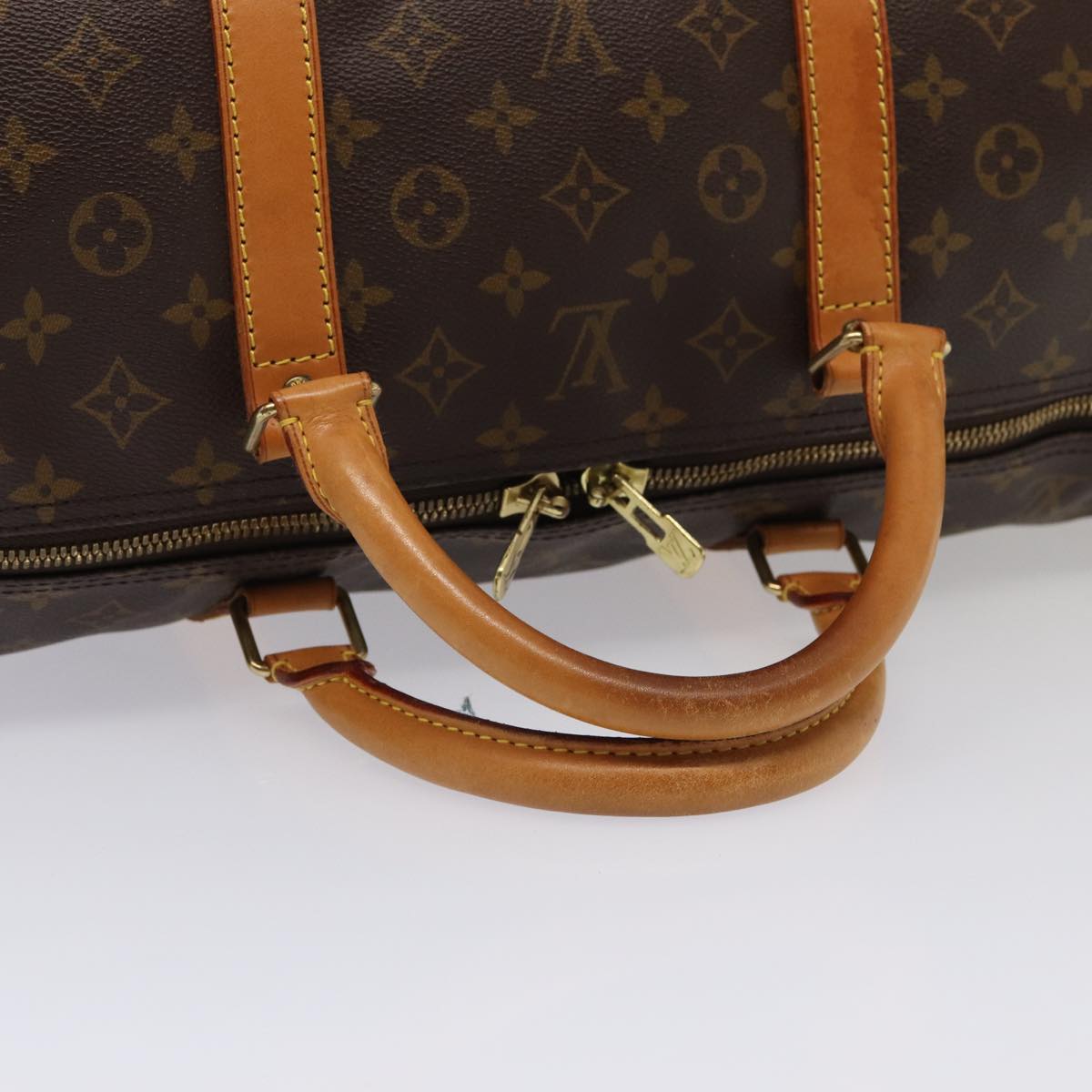 LOUIS VUITTON Monogram Keepall 60 Boston Bag M41422 LV Auth yk13831