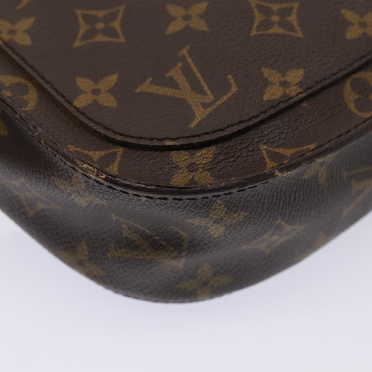 LOUIS VUITTON Monogram Saint Cloud GM Shoulder Bag M51242 LV Auth yk14263