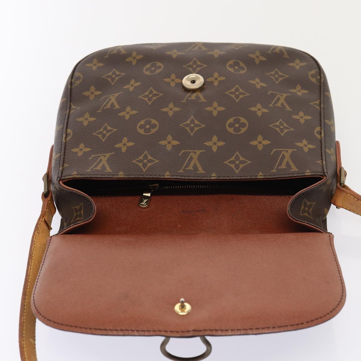LOUIS VUITTON Monogram Saint Cloud GM Shoulder Bag M51242 LV Auth yk14263