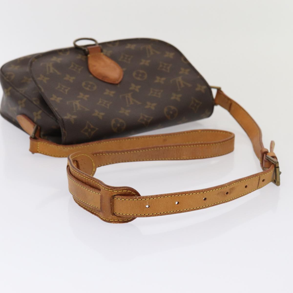 LOUIS VUITTON Monogram Saint Cloud GM Shoulder Bag M51242 LV Auth yk14263