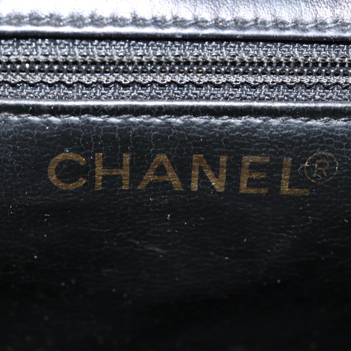 CHANEL Matelasse Turn Lock Waist bag Leather Black Gold CC Auth yk14337