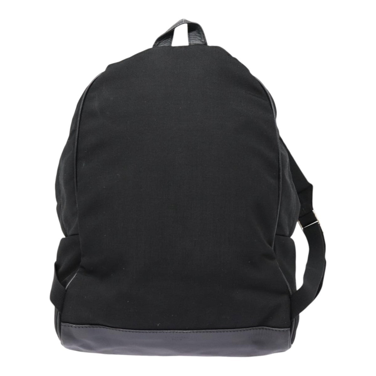SAINT LAURENT Classic Hunter Backpack Canvas Black Silver Auth yk14364V