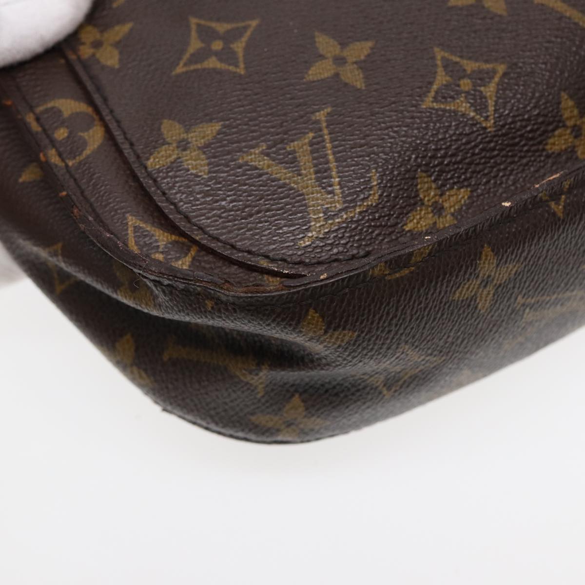 LOUIS VUITTON Monogram Saint Cloud GM Shoulder Bag M51242 LV Auth yk14635