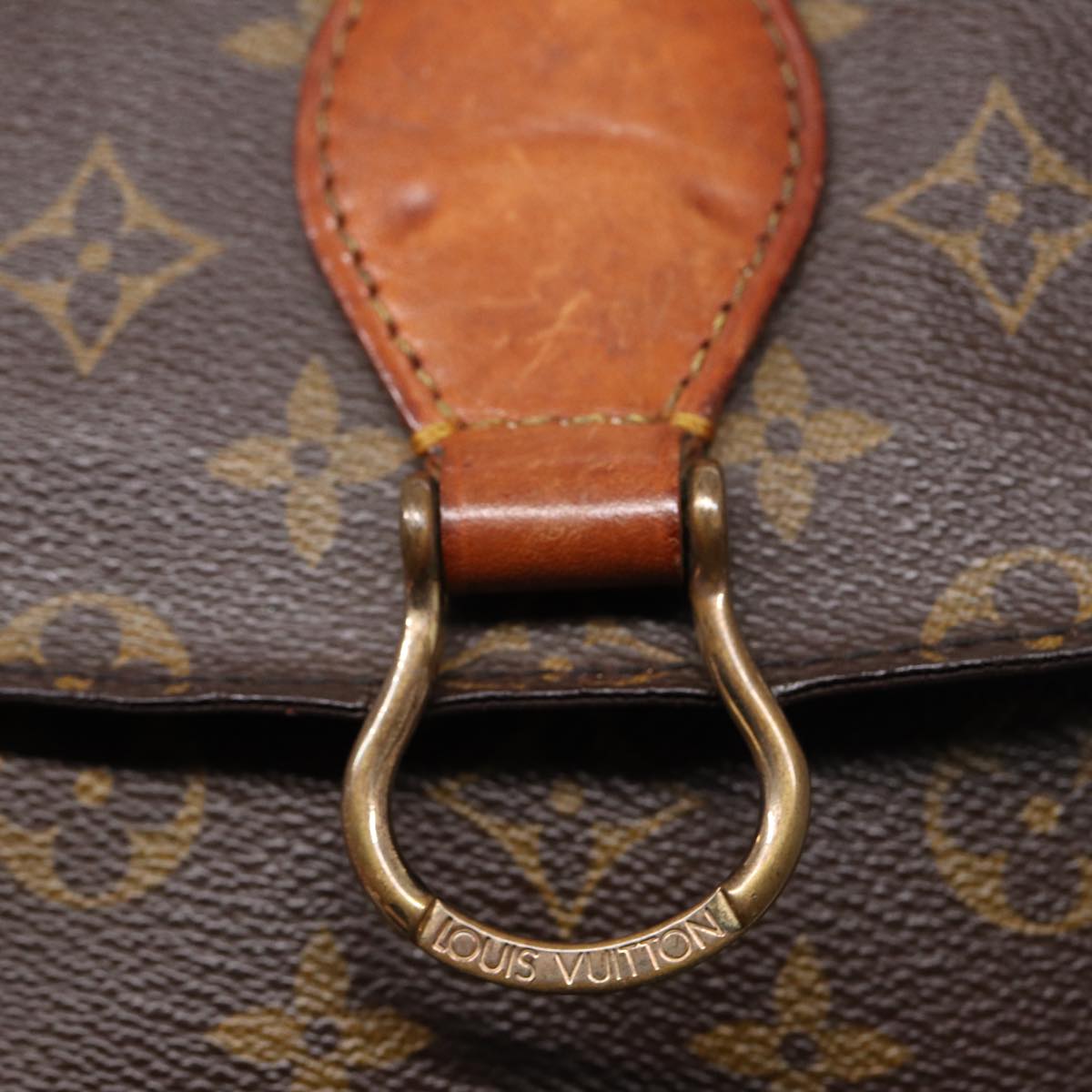 LOUIS VUITTON Monogram Saint Cloud GM Shoulder Bag M51242 LV Auth yk14635