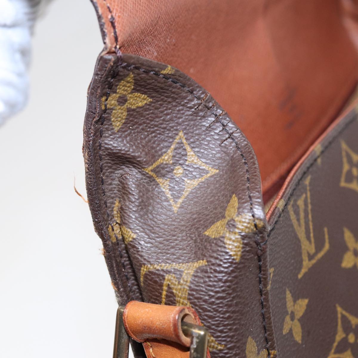 LOUIS VUITTON Monogram Saint Cloud GM Shoulder Bag M51242 LV Auth yk14635