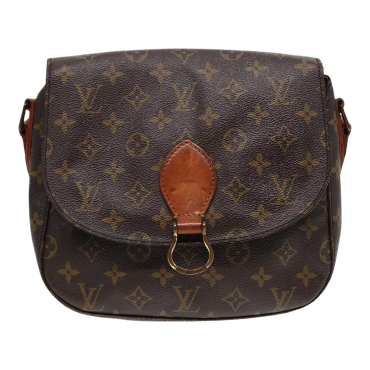 LOUIS VUITTON Monogram Saint Cloud GM Shoulder Bag M51242 LV Auth yk14635