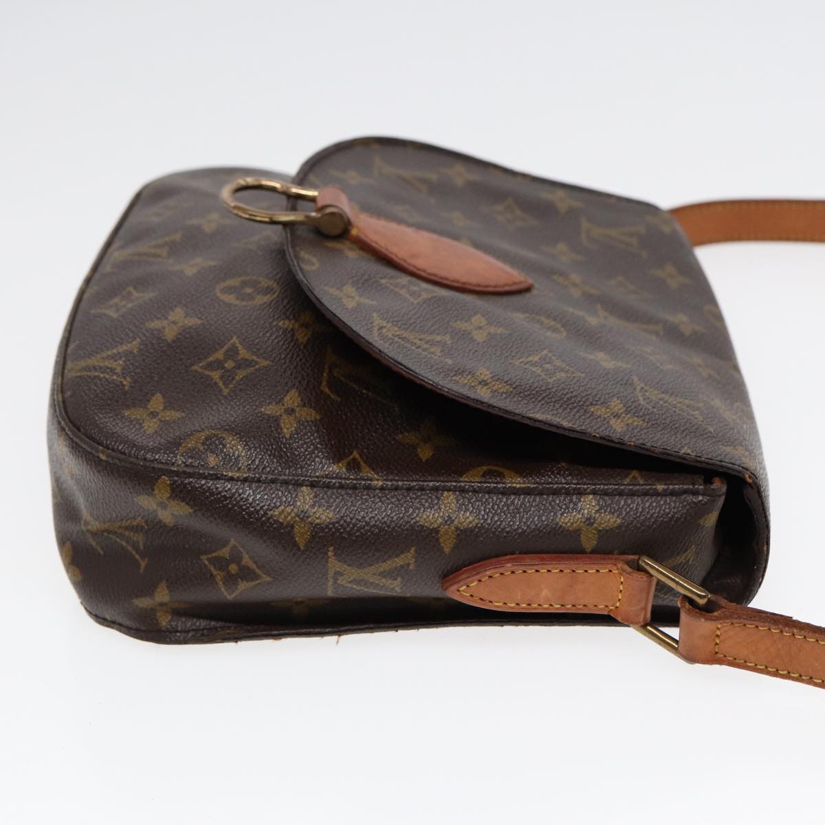 LOUIS VUITTON Monogram Saint Cloud GM Shoulder Bag M51242 LV Auth yk14635