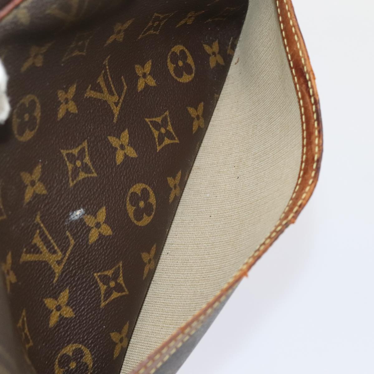 LOUIS VUITTON Monogram Reporter PM Shoulder Bag M45254 LV Auth yk14682