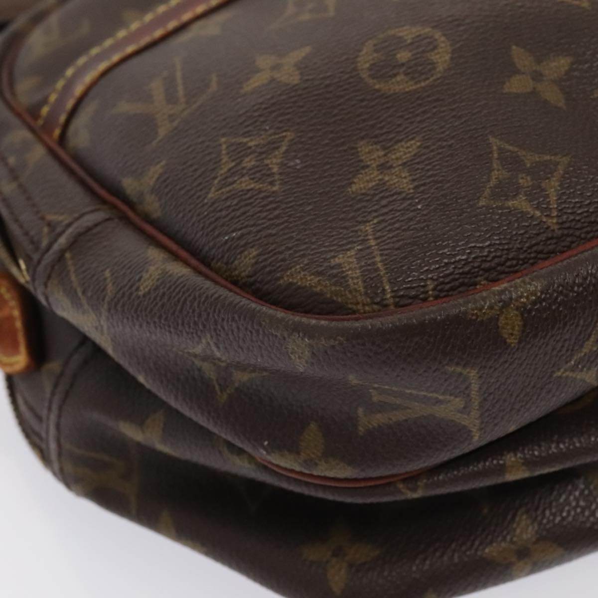 LOUIS VUITTON Monogram Reporter PM Shoulder Bag M45254 LV Auth yk14685