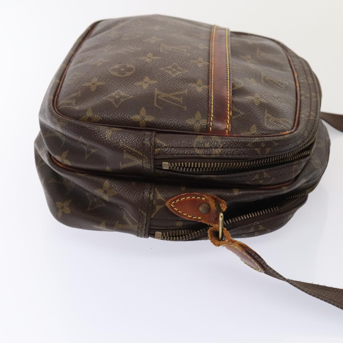 LOUIS VUITTON Monogram Reporter PM Shoulder Bag M45254 LV Auth yk14685