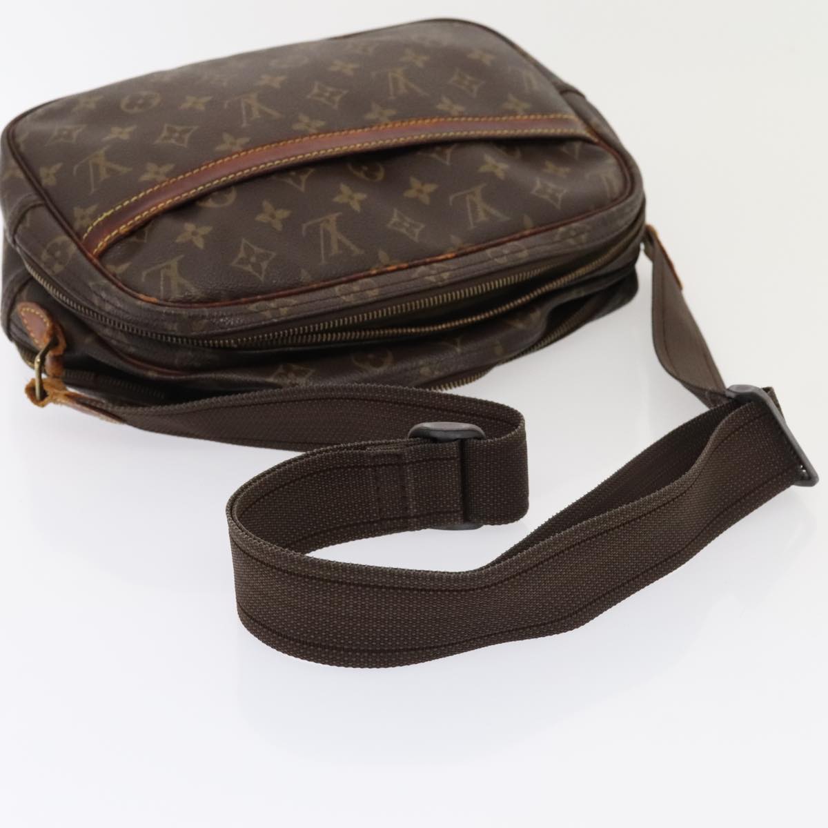 LOUIS VUITTON Monogram Reporter PM Shoulder Bag M45254 LV Auth yk14685