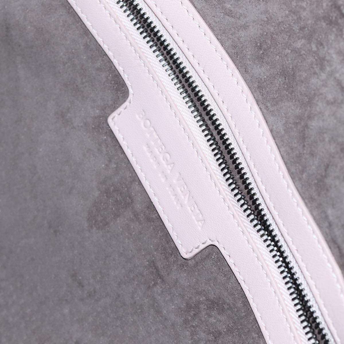 BOTTEGA VENETA INTRECCIATO Hobo Shoulder Bag Leather Pink Auth yk14854AM