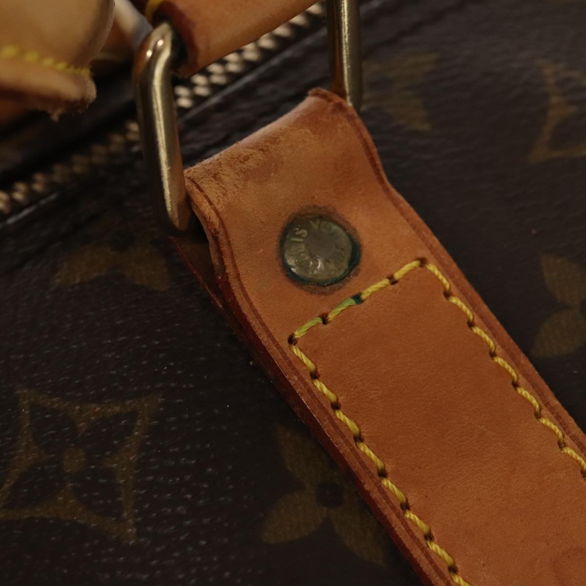 LOUIS VUITTON Monogram Keepall 60 Boston Bag M41422 LV Auth yk15050