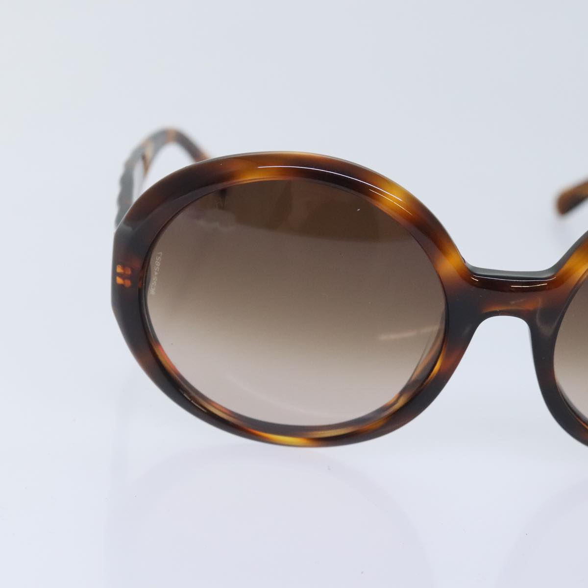 Christian Dior Sunglasses Plastic Brown Gold Auth yk15068