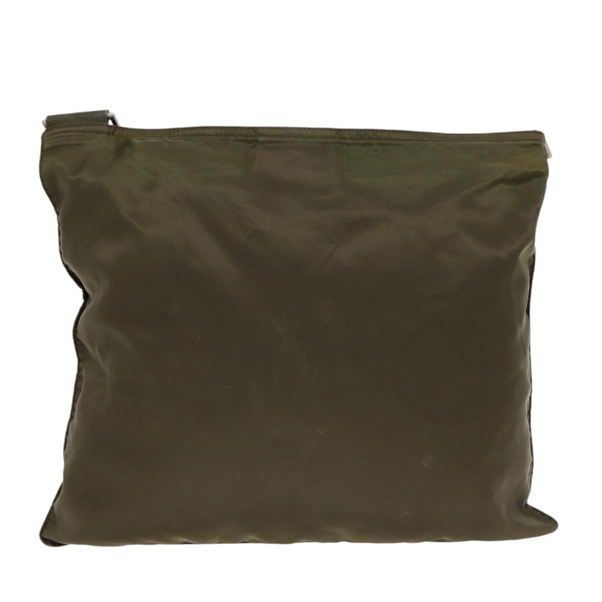 PRADA Shoulder Bag Nylon Khaki Auth yk15402
