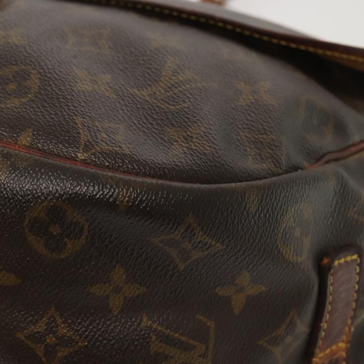 LOUIS VUITTON Monogram Saumur 35 Shoulder Bag M42254 LV Auth yk15414