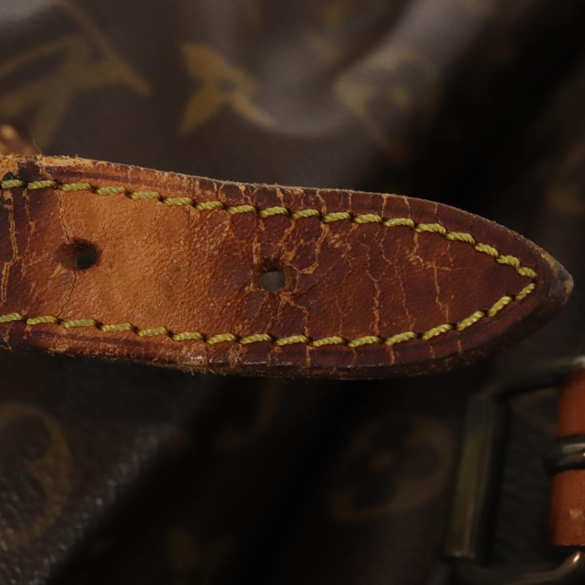 LOUIS VUITTON Monogram Saumur 35 Shoulder Bag M42254 LV Auth yk15414