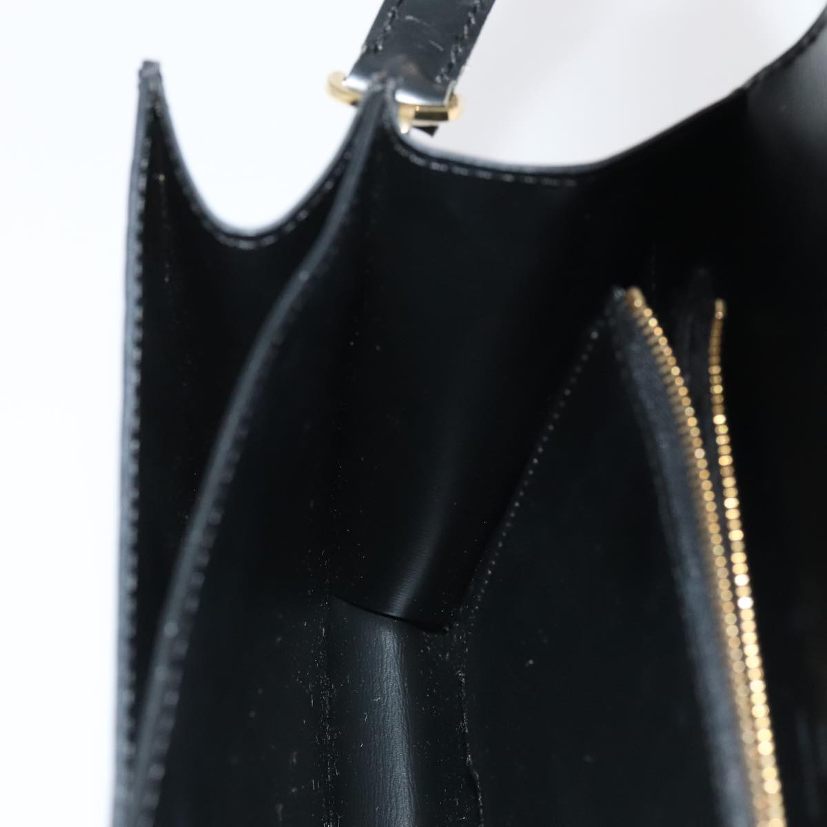 LOUIS VUITTON Epi Free Run Shoulder Bag Black M52402 LV Auth yk15517