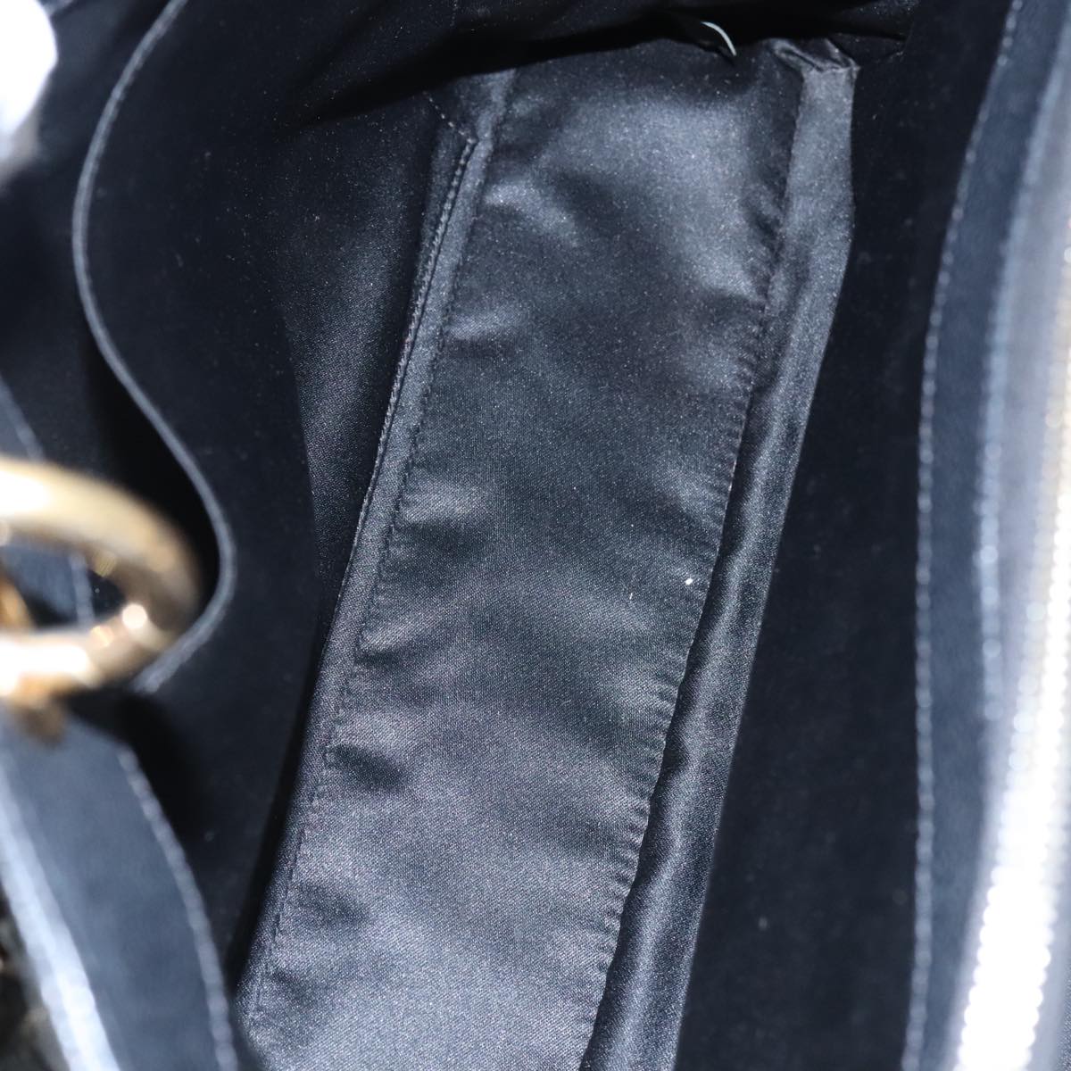 CHANEL Matelasse Chain Tote Bag Caviar Skin GST Black CC Auth yk15656M