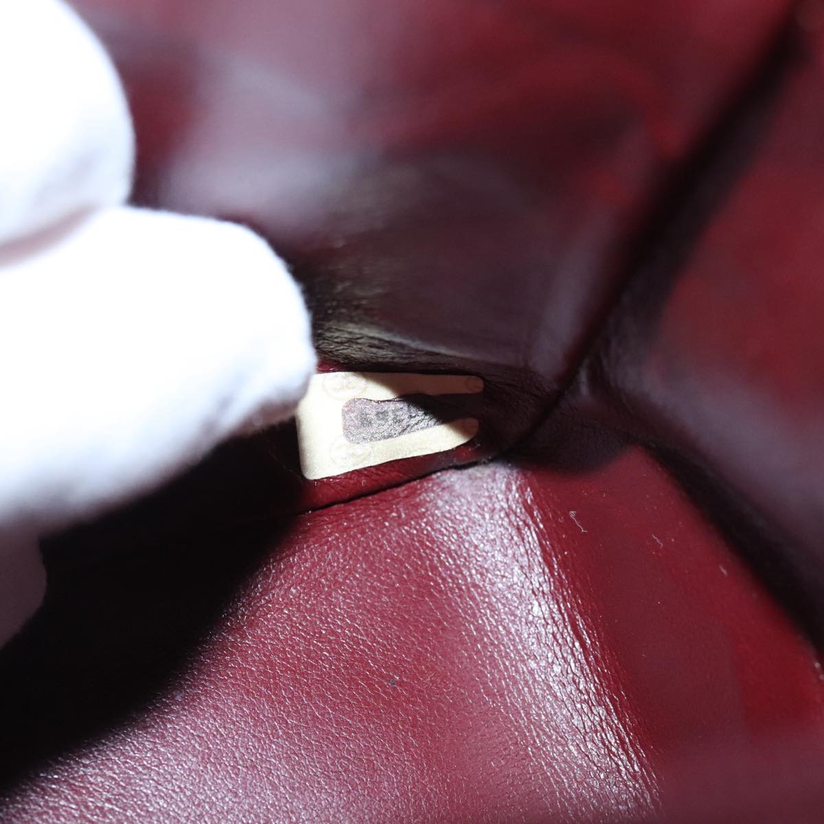 CHANEL Matelasse Turn Lock Chain Hand Bag Lamb Skin Black Gold CC Auth yk15738AV