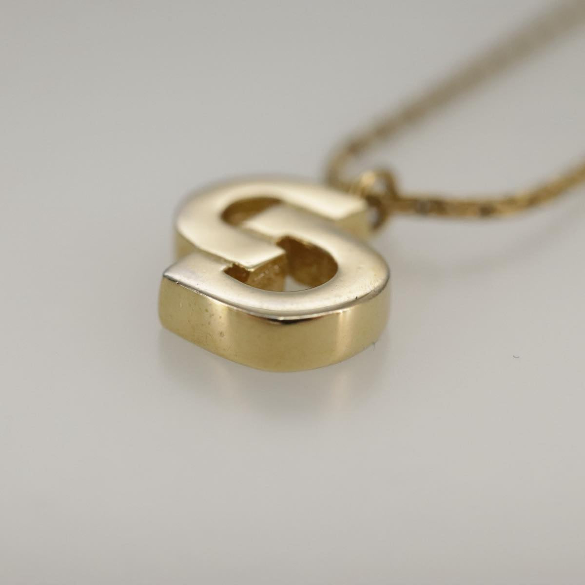 Christian Dior Necklace metal Gold Auth yk16065