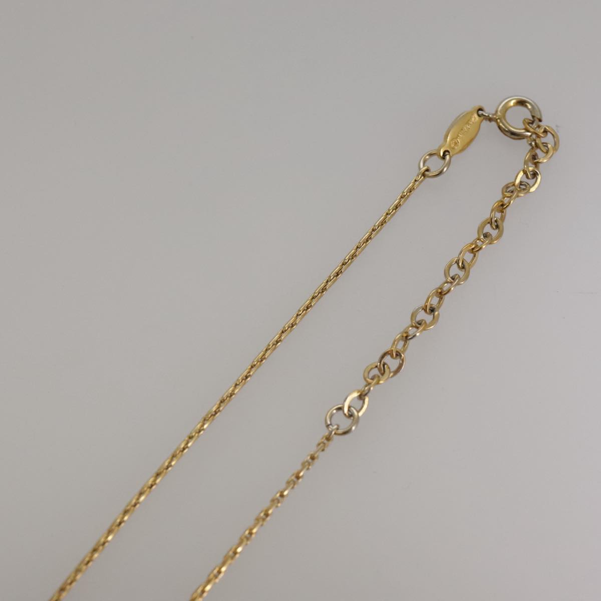 Christian Dior Necklace metal Gold Auth yk16065
