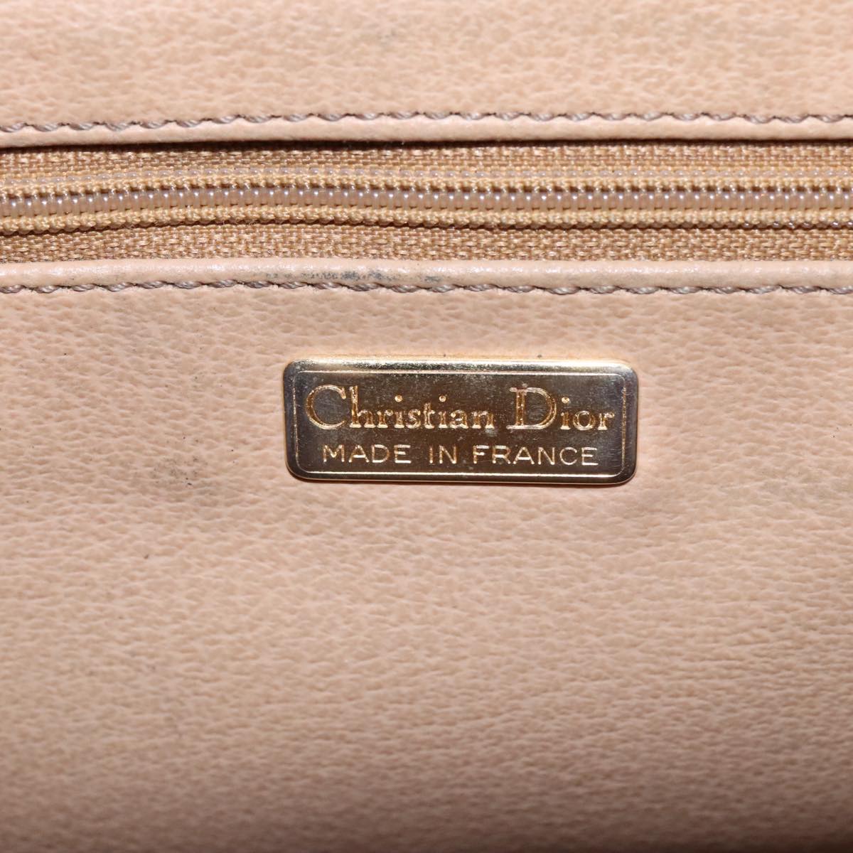 Christian Dior Trotter Canvas Shoulder Bag Black Auth yk16153
