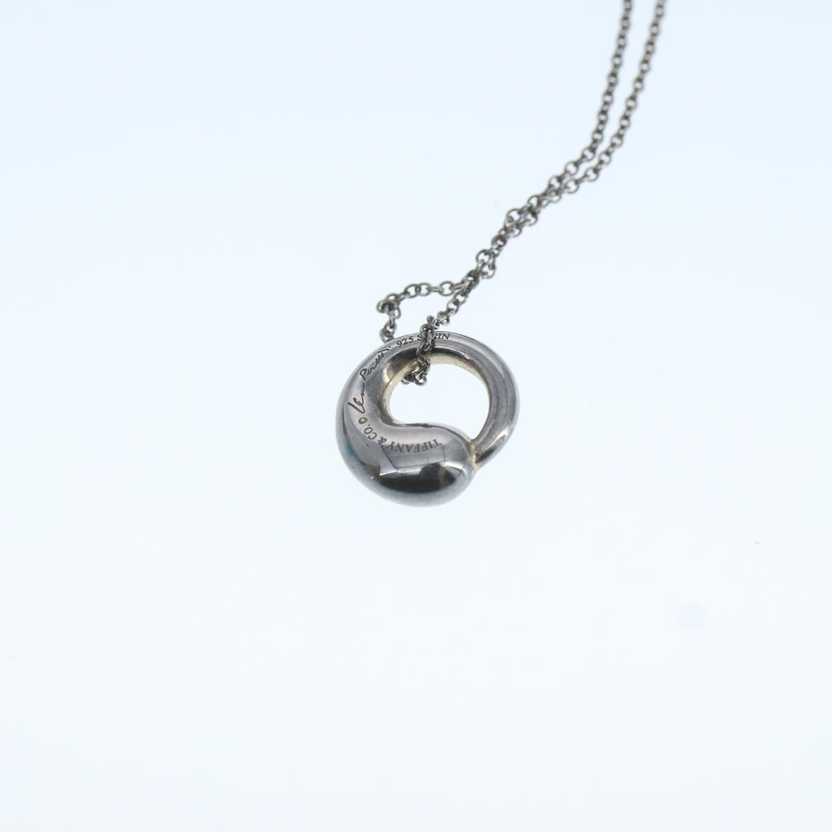 TIFFANY&Co. Eternal Circle Necklace Ag925 Silver tone Auth yk16202