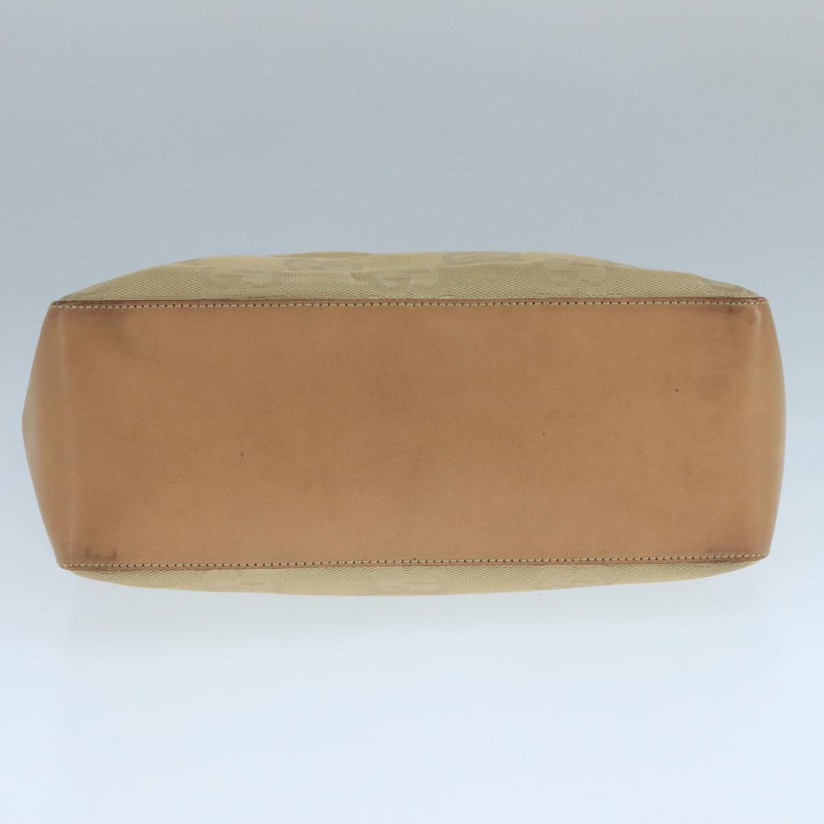 GUCCI GG Canvas Shoulder Bag Beige 001 3766 Auth yk16276