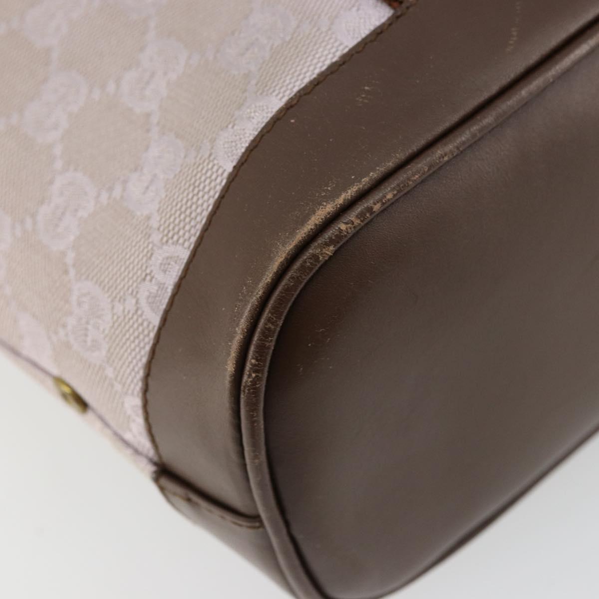 GUCCI GG Canvas Hand Bag Purple 92734 Auth yk16279