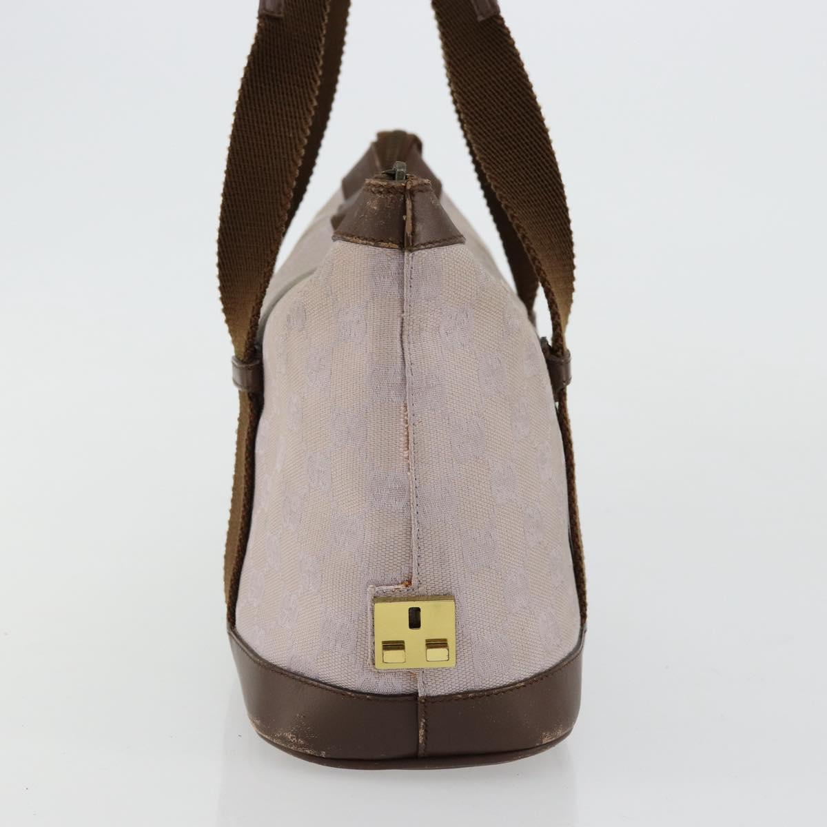 GUCCI GG Canvas Hand Bag Purple 92734 Auth yk16279