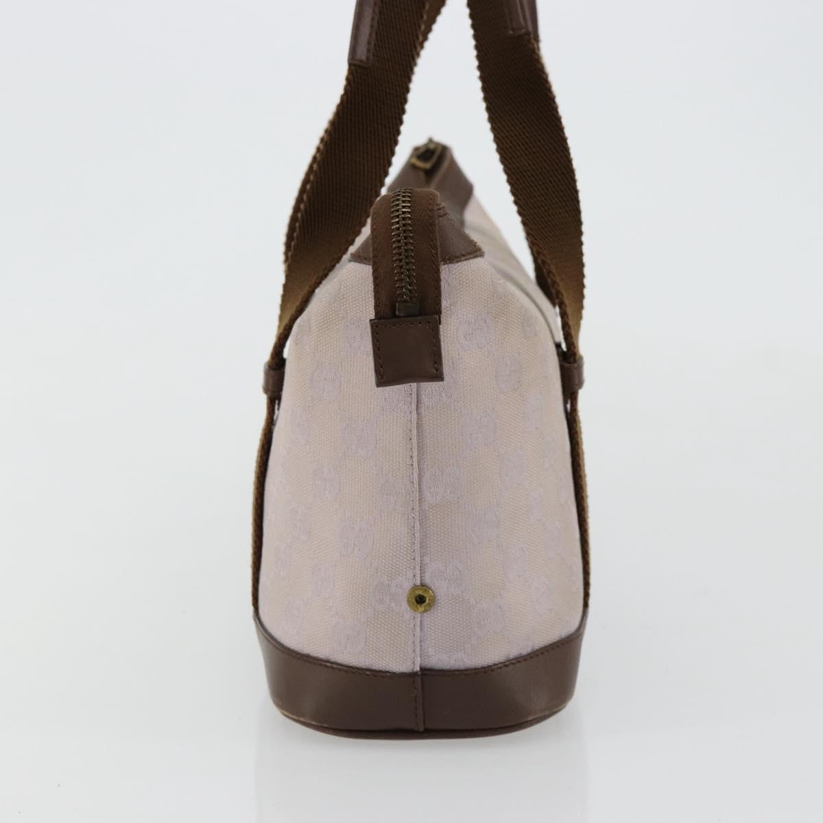 GUCCI GG Canvas Hand Bag Purple 92734 Auth yk16279