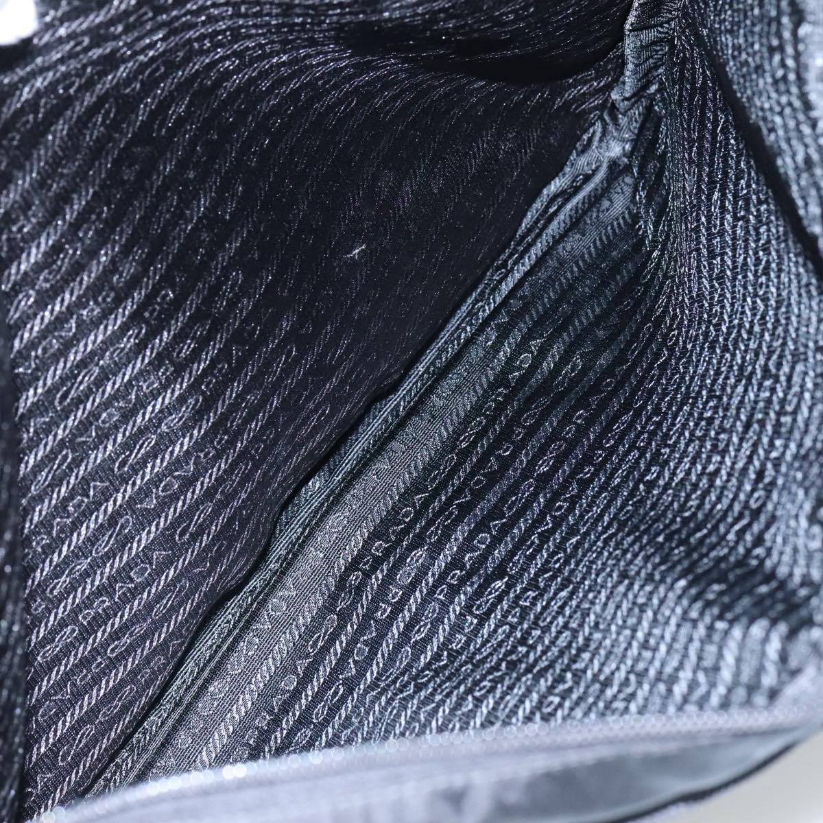 PRADA Shoulder Bag Nylon Black Auth yk16281