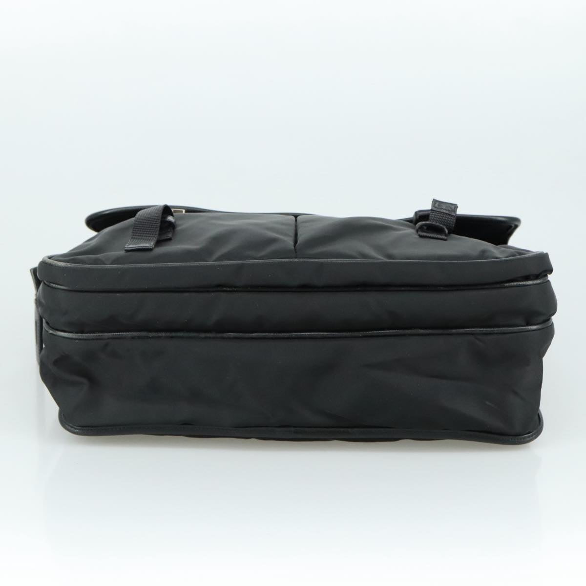 PRADA Shoulder Bag Nylon Black Auth yk16281