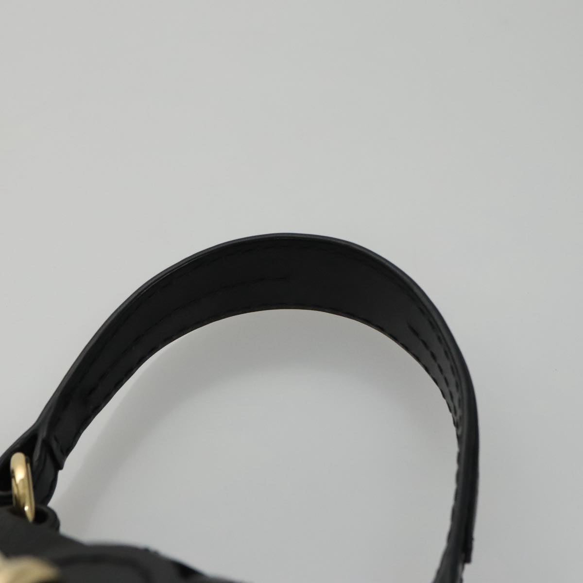 Chloe Small Day Abbey Hand Bag Leather 2way Black Auth yk16365AV