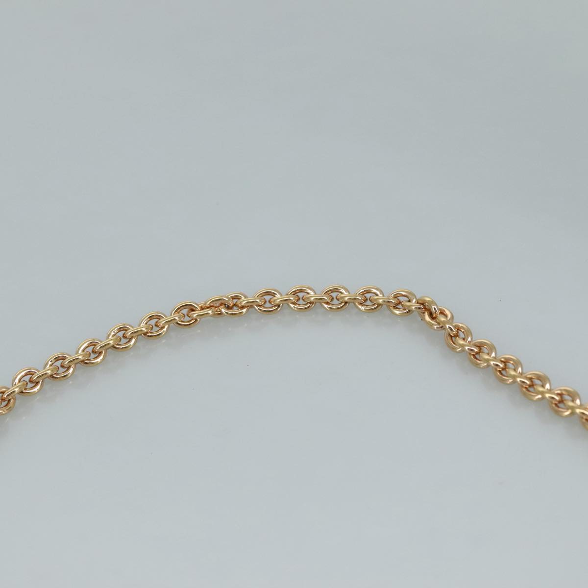 Salvatore Ferragamo Chain Shoulder Bag Leather Pink Gold Auth yk16515