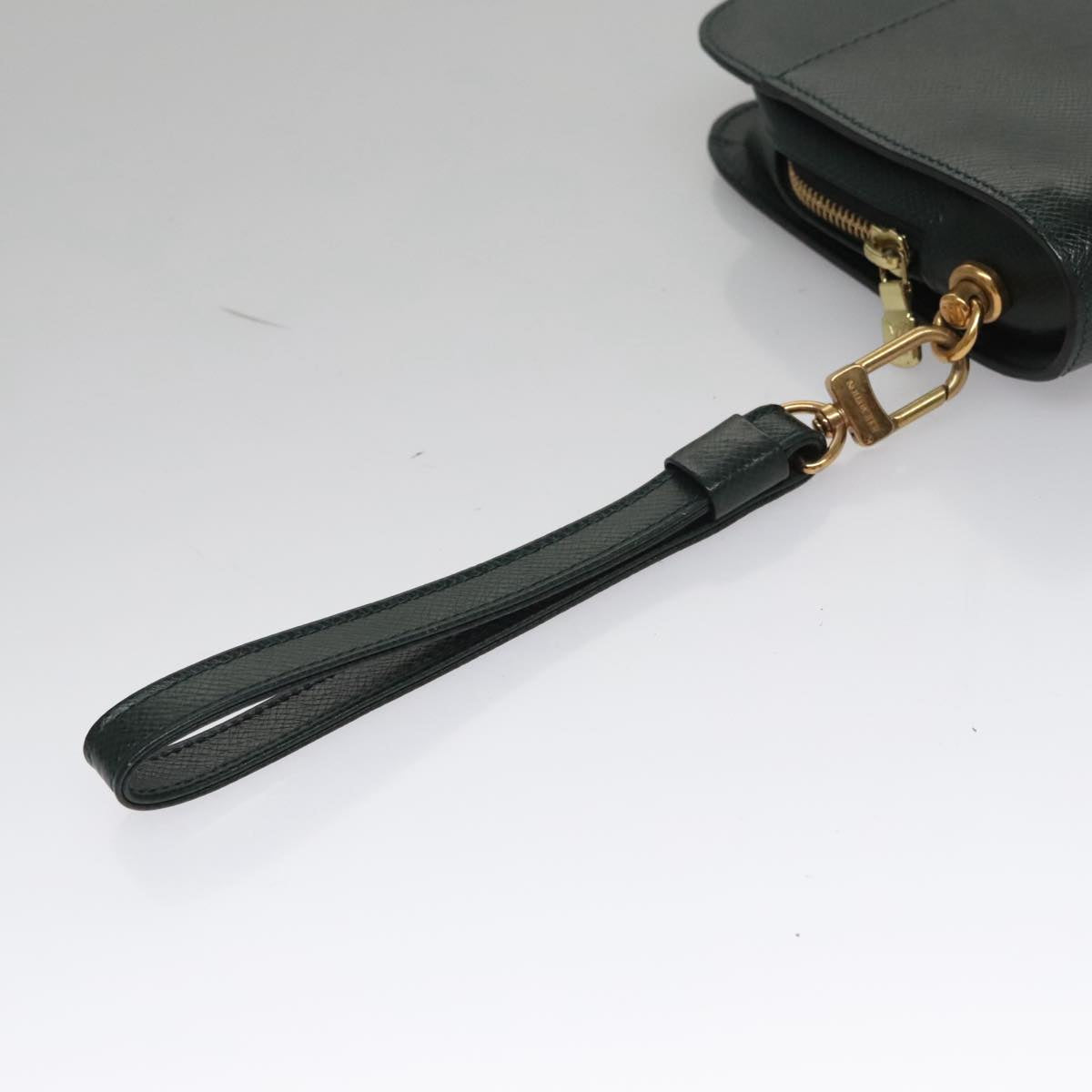 LOUIS VUITTON Taiga Baikal Clutch Bag Epicea M30184 LV Auth yk16616
