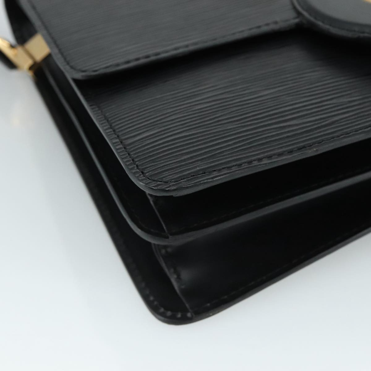 LOUIS VUITTON Epi Free Run Shoulder Bag Black M52402 LV Auth yk16660