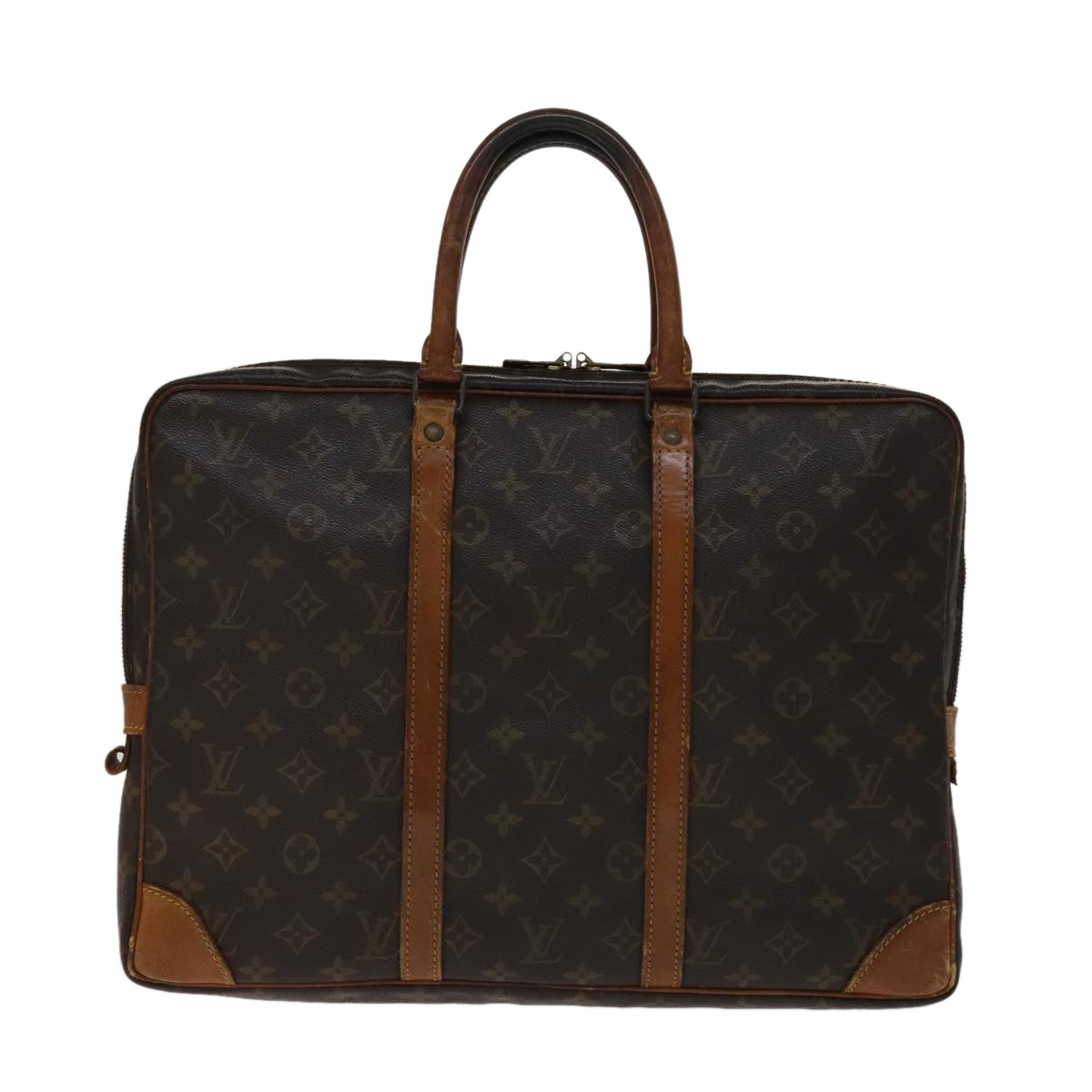 LOUIS VUITTON Monogram Porte Documents Voyage Business Bag M52005 Auth yk16675