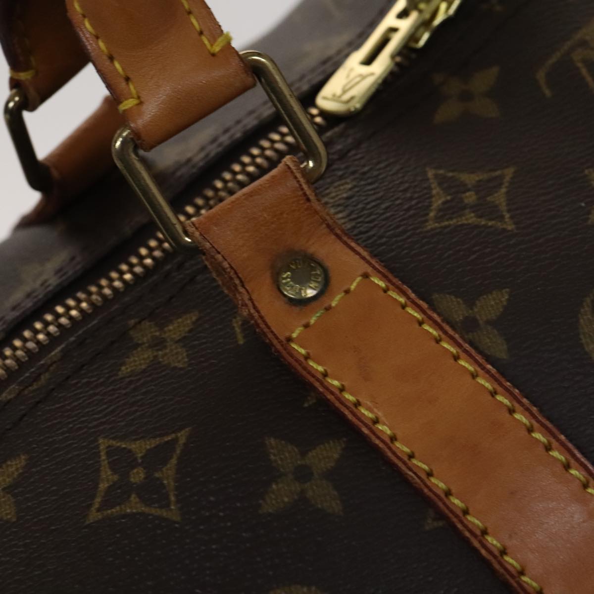 LOUIS VUITTON Monogram Keepall Bandouliere 60 Boston Bag M41412 LV Auth yk16715